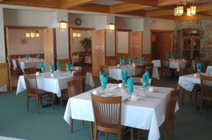 The dining room at The Hearth