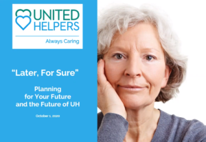 Later for Sure - webinar title slide - 2020 Oct link to planning your future with UH video