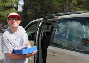 unloading groceries