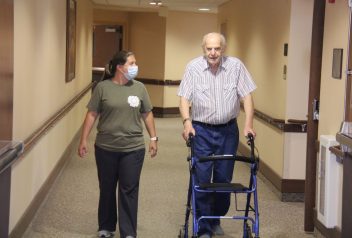 patient walking patient walking