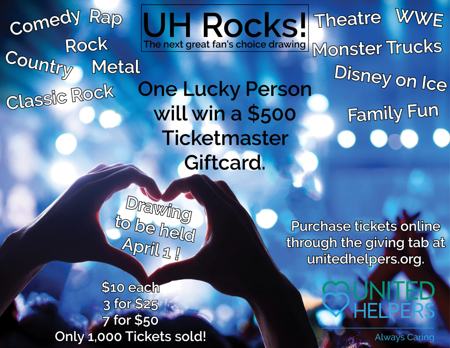 UH Rocks Fundraiser Bringing Entertainment to You – United Helpers